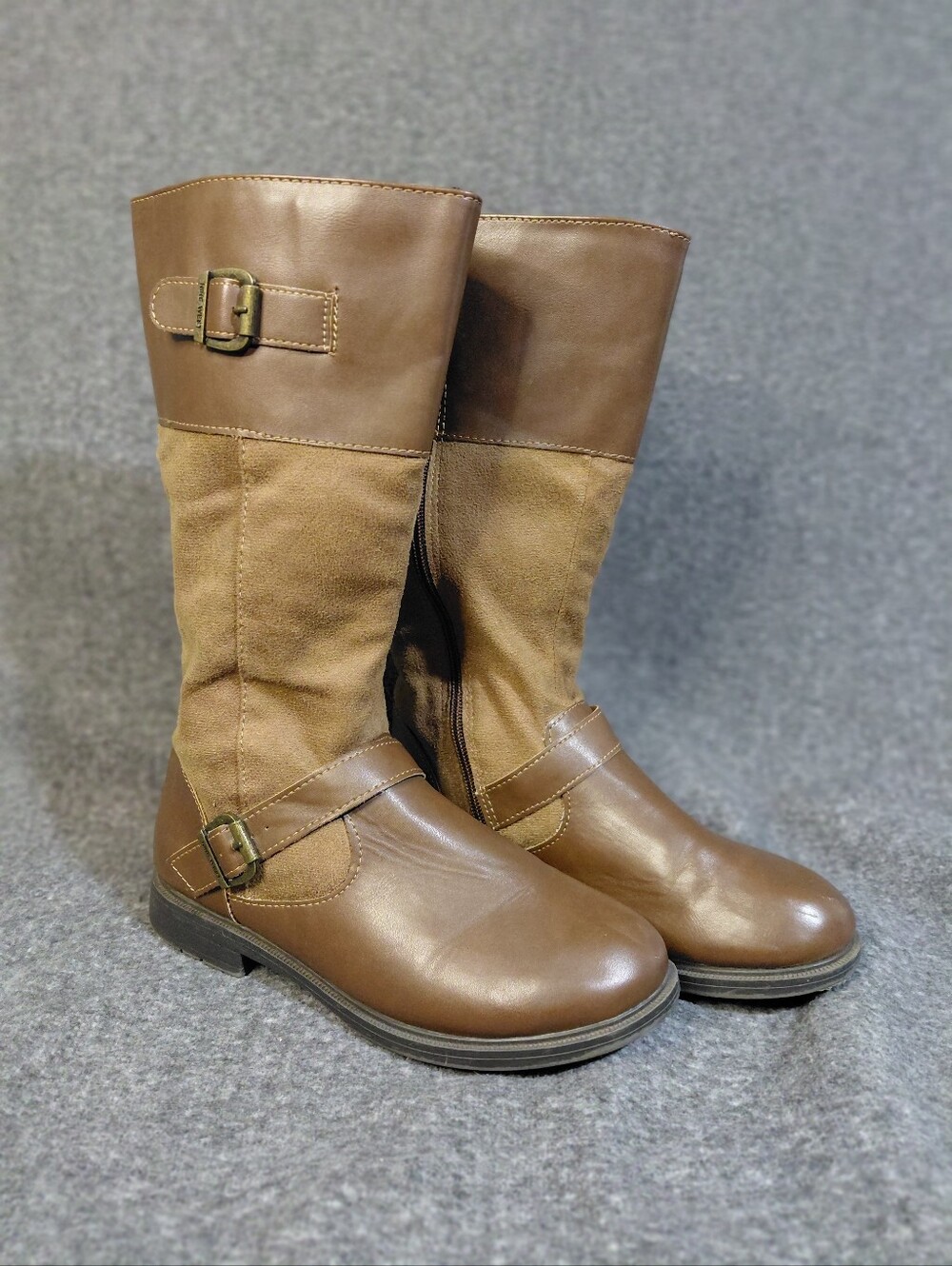 Nine West Casey Women's Brown Riding Boots Sz 4